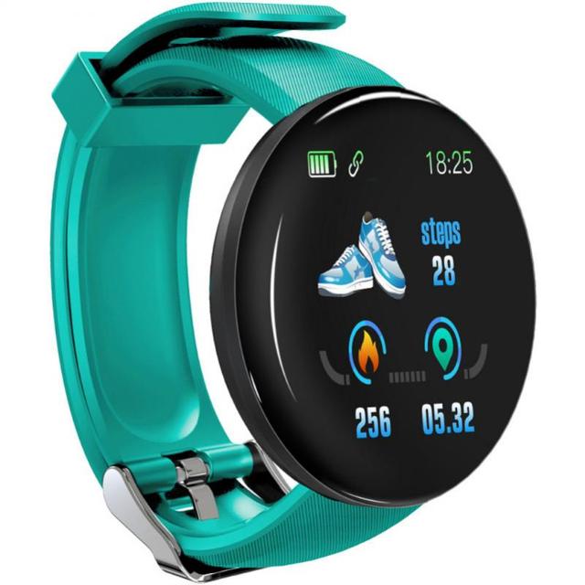 2021 Smart Watch Men Full Touch Fitness Tracker IP65 waterproof Women D18S Smartwatch