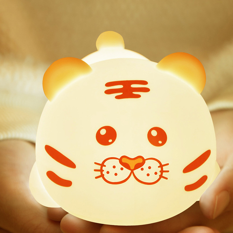 Night Light Dimmable The Tiger Creative Gift Children Bedroom home decoration