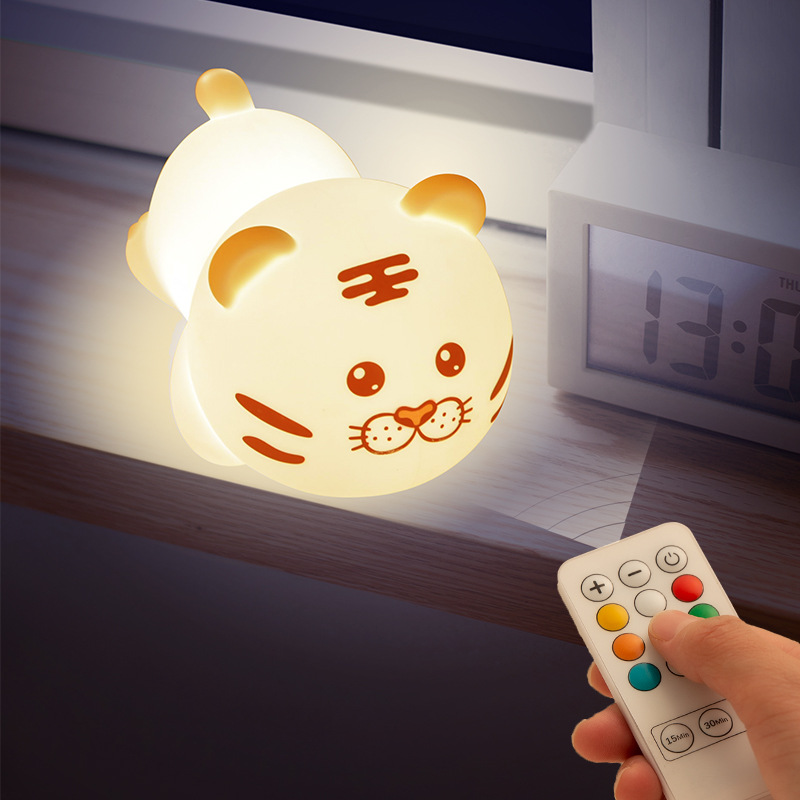 Night Light Dimmable The Tiger Creative Gift Children Bedroom home decoration