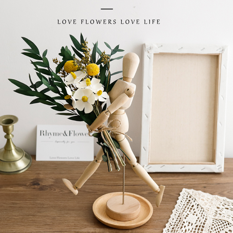 Movable Lotus Joint Human Model Ornaments Home Decoration