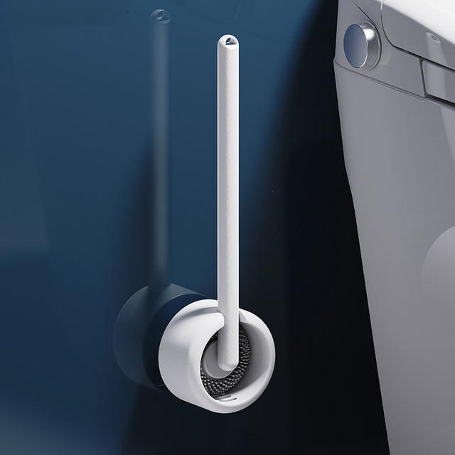 Rotatable Toilet Brush With Holder Toilet Bathroom Products