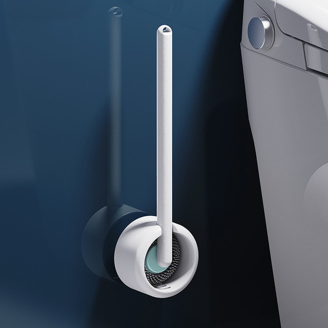 Rotatable Toilet Brush With Holder Toilet Bathroom Products