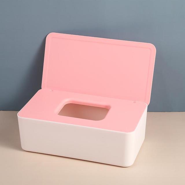 Plastic Mask Storage Box Desktop Storage Box Wet Tissue Box Disposable