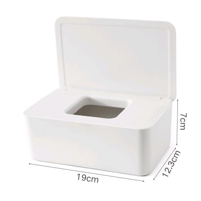 Plastic Mask Storage Box Desktop Storage Box Wet Tissue Box Disposable