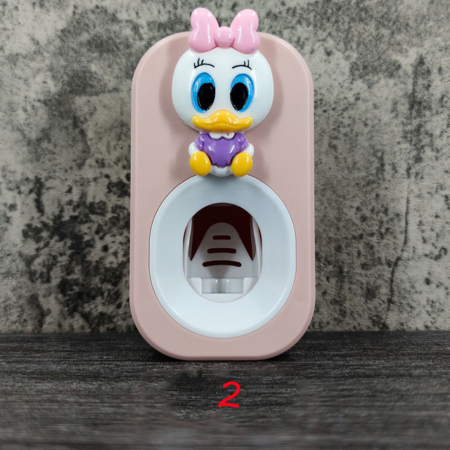 Automatic Cartoon Toothpaste Dispenser  Bathroom Products