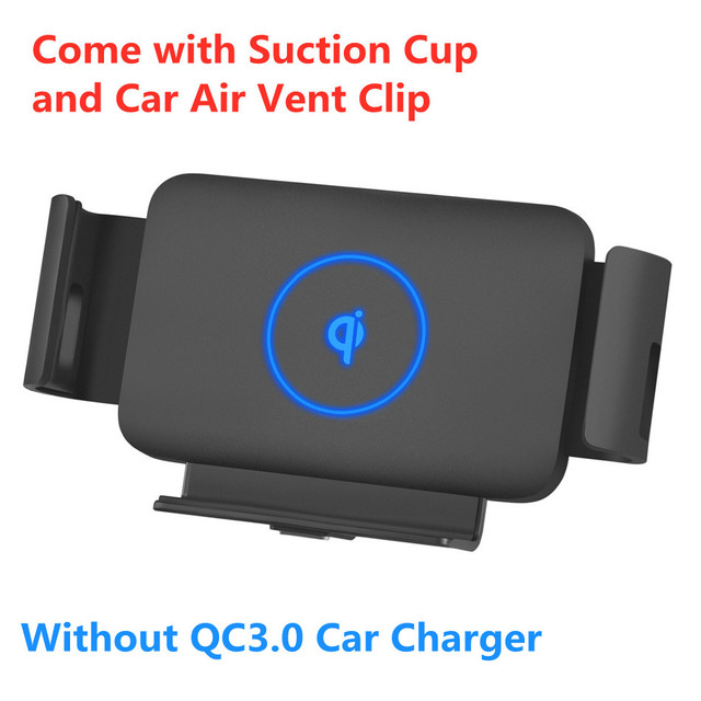 Wireless Car Charger QI 15W Car Mount Fast Wireless Charging For iPhone Max XR X Xiaomi Samsung Galaxy Fold Fold2 Huawei Mate X