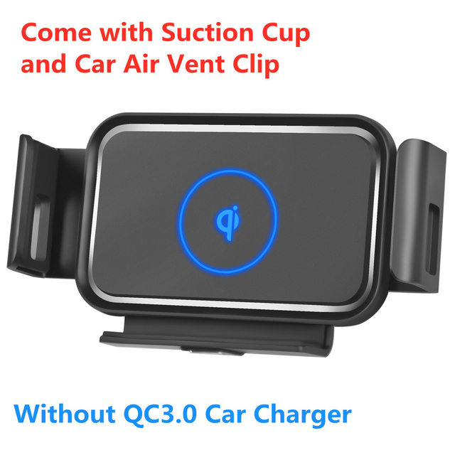 Wireless Car Charger QI 15W Car Mount Fast Wireless Charging For iPhone Max XR X Xiaomi Samsung Galaxy Fold Fold2 Huawei Mate X