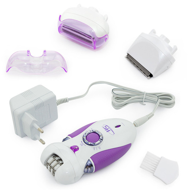 3 in 1 Electric Lady Epilator Woman Shaver Razor Body Hair Removal