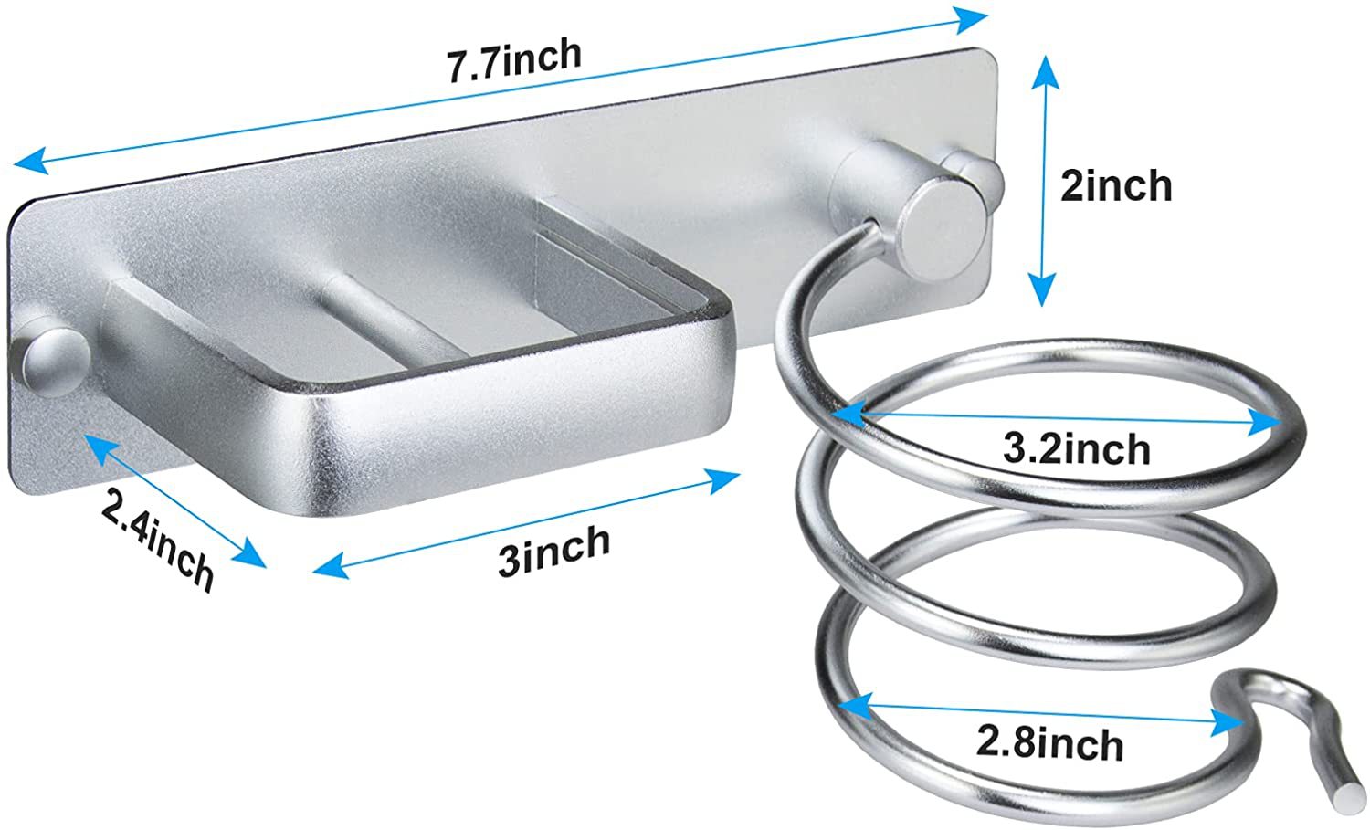 Wall-mounted Hair Dryer Bracket Bathroom