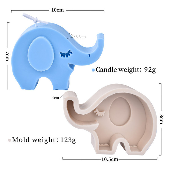 Animal Shape Silicone Baking Fondant Mold Cake Decoration Kitchen Tool DIY Handmade Chocolate Aromatherapy Candle Making Mould