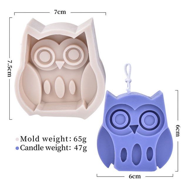 Animal Shape Silicone Baking Fondant Mold Cake Decoration Kitchen Tool DIY Handmade Chocolate Aromatherapy Candle Making Mould