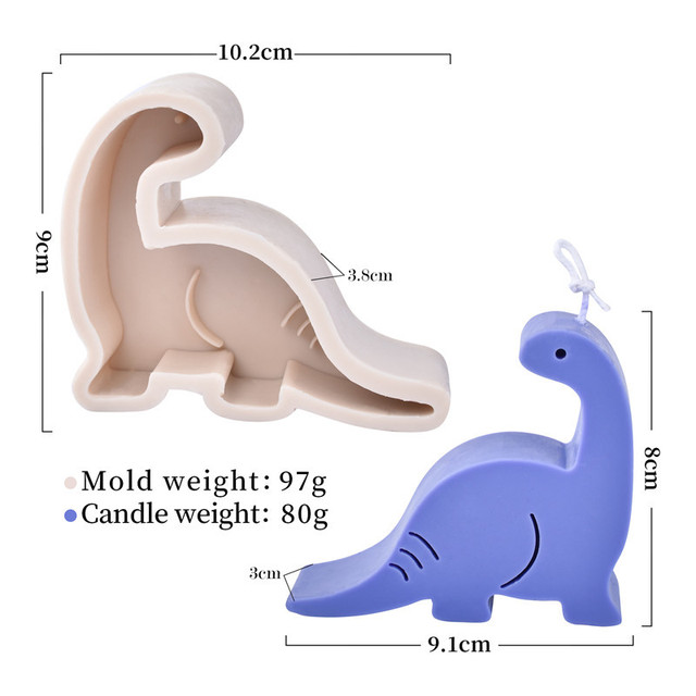 Animal Shape Silicone Baking Fondant Mold Cake Decoration Kitchen Tool DIY Handmade Chocolate Aromatherapy Candle Making Mould