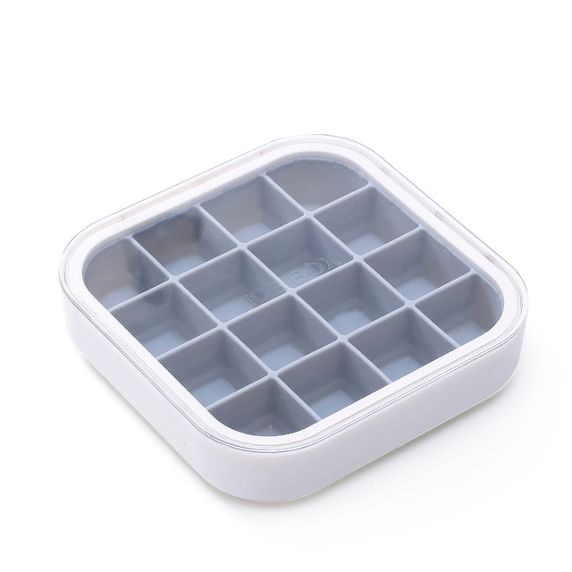 Square Silicone Molds Ice Cube Maker with Lids Sphere DIY Ice Cube Mold Tray Ice Mould Box for Bar Gadget Kitchen Accessories