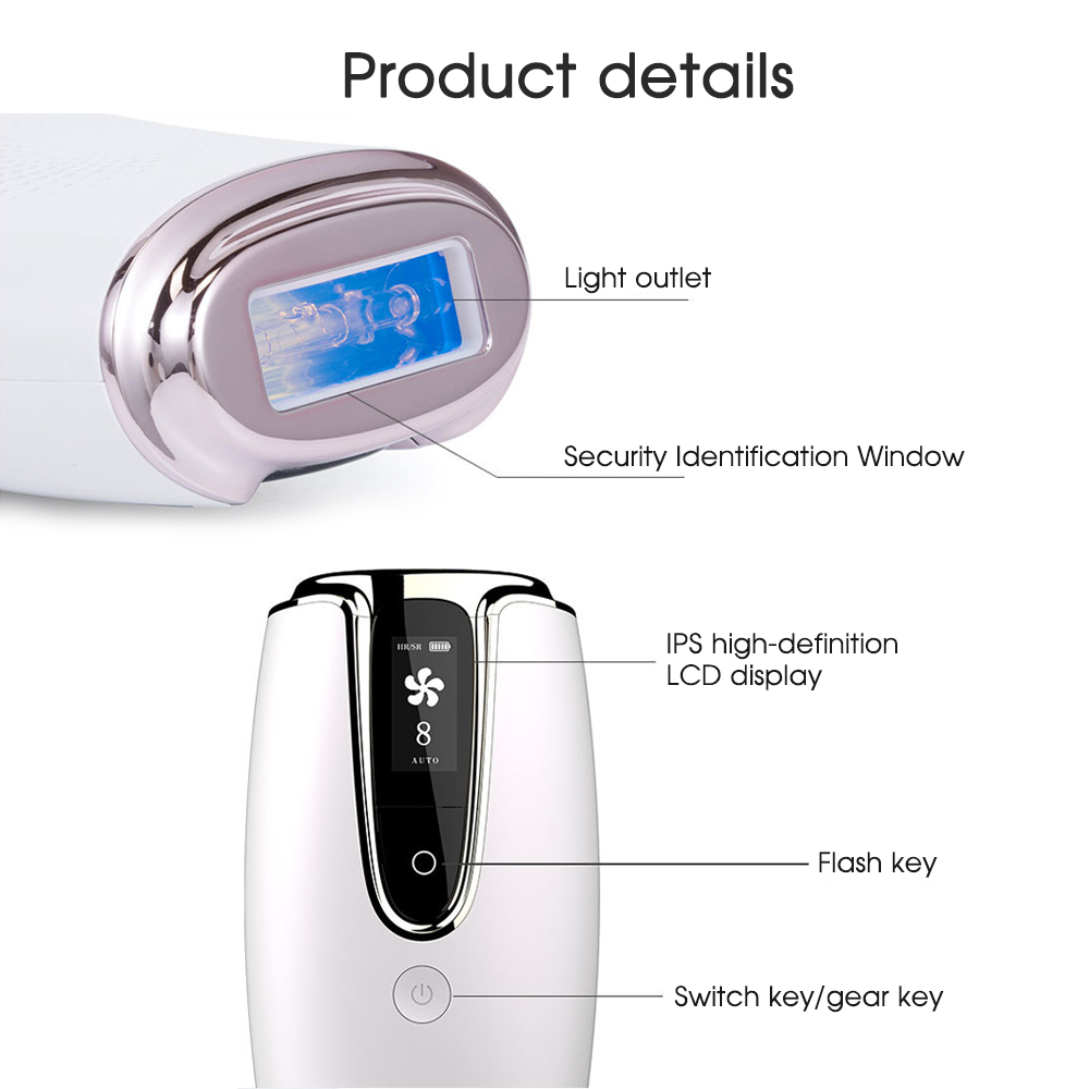 990,000 Skin Rejuvenation Laser Epilator Professional Photoepilator Home IPL Hair Removal
