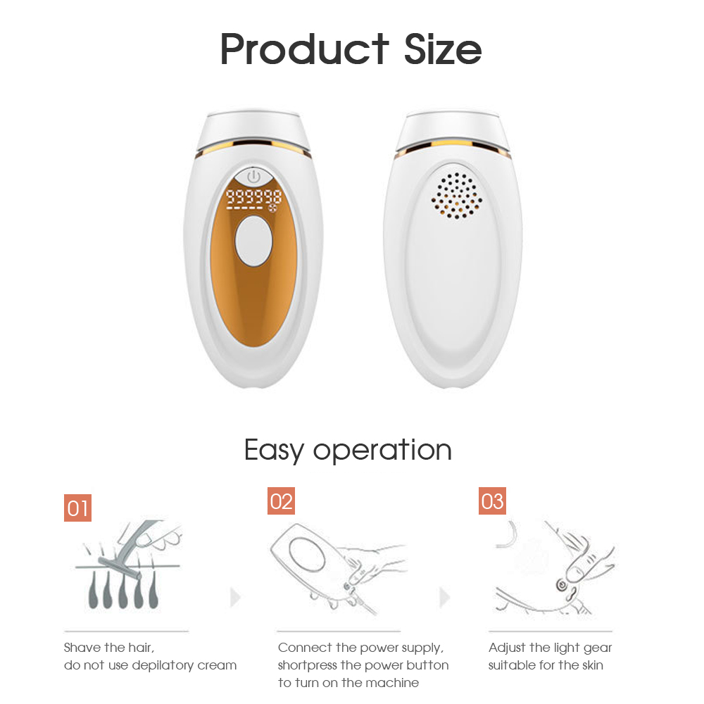 Permanent For Face Arms Bikini Professional Electric Laser Epilator Hair Removal