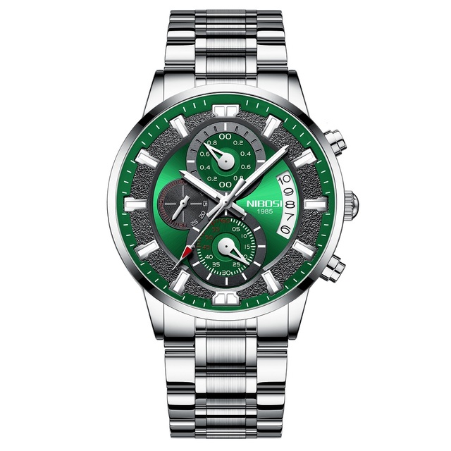 Brand Luxury NEW Fashion Mens Watches Black Clock Quartz Wristwatch Business Sports Chronograph Male