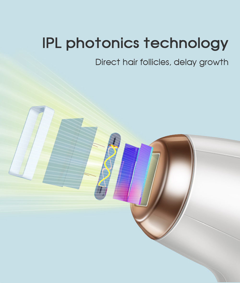Painless Electric Epilator For Women IPL Laser Hair Remover Permanent