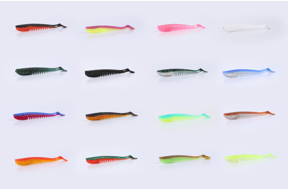 5cm 8cm 9.5cm 11cm Fishing Lures soft lure Artificial Bait Predator Tackle jerkbaits for pike and bass