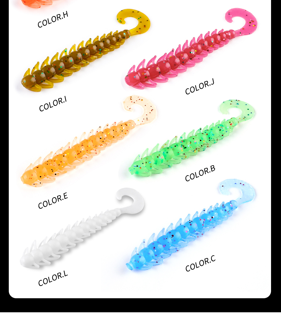 Fishing Lure 80mm 50mm  bugsy Soft Baits Fishing Wobbler Bass Bait Artificial Fishing soft Lure Tacke