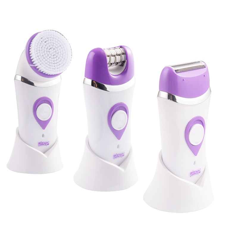3in1 women epilator electric female lady shaver bikini trimmer facial hair removal
