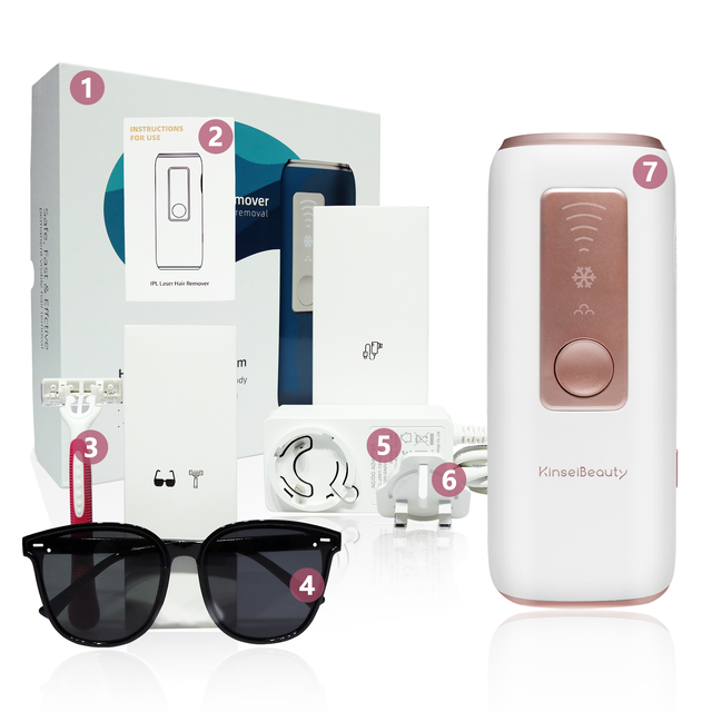 Ice Cool Face Bikini Body Permanent IPL Epilator 600000 Flashes depilador view 3