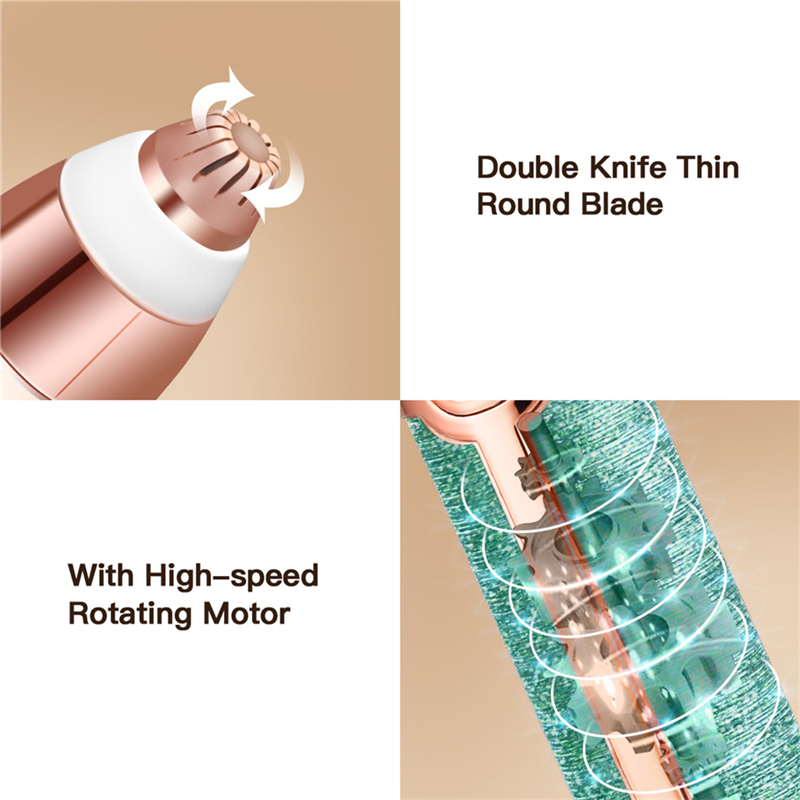 Electric Hair Removal Women's Eyebrow Trimmer Makeup Painless Eye Brow Epilator
