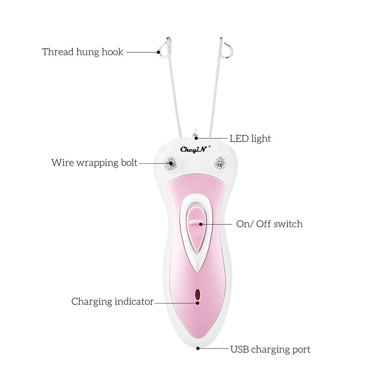 Women Trimmer Electric Epilator Body Facial Hair Remover Defeatherer