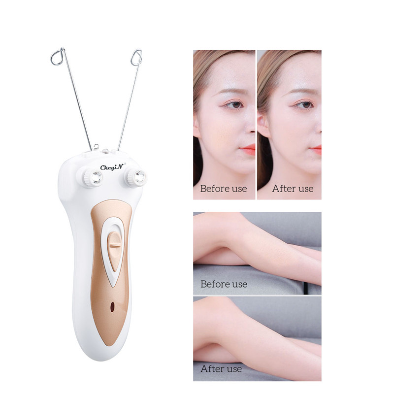 Women Trimmer Electric Epilator Body Facial Hair Remover Defeatherer