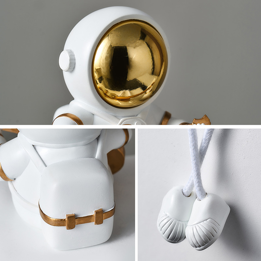 Astronaut Resin Figurines Nordic Creative Home Decor Instrument  Bookshelf Bedroom Desktop Decor Easter Children's Gifts