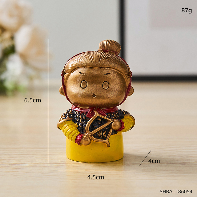 Traditional Style Retro Creative Terracotta Ornaments Study Room Window Display Arts Crafts Supplies Resin Charms Gift
