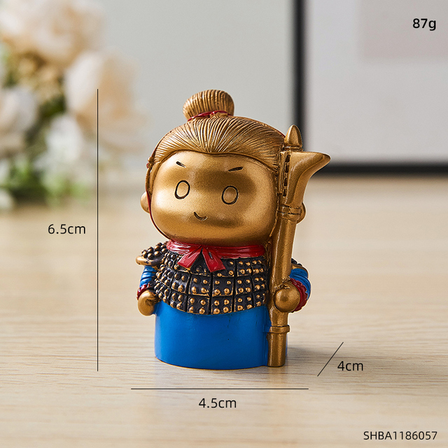 Traditional Style Retro Creative Terracotta Ornaments Study Room Window Display Arts Crafts Supplies Resin Charms Gift