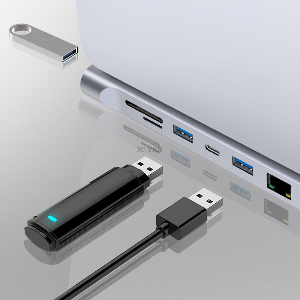 USB C Dock MST Dual HDMI-compatible Dual Screen Dual Display Adapter Hub, Laptop Docking Station For Lenovo ThinkPad HP Dell XPS