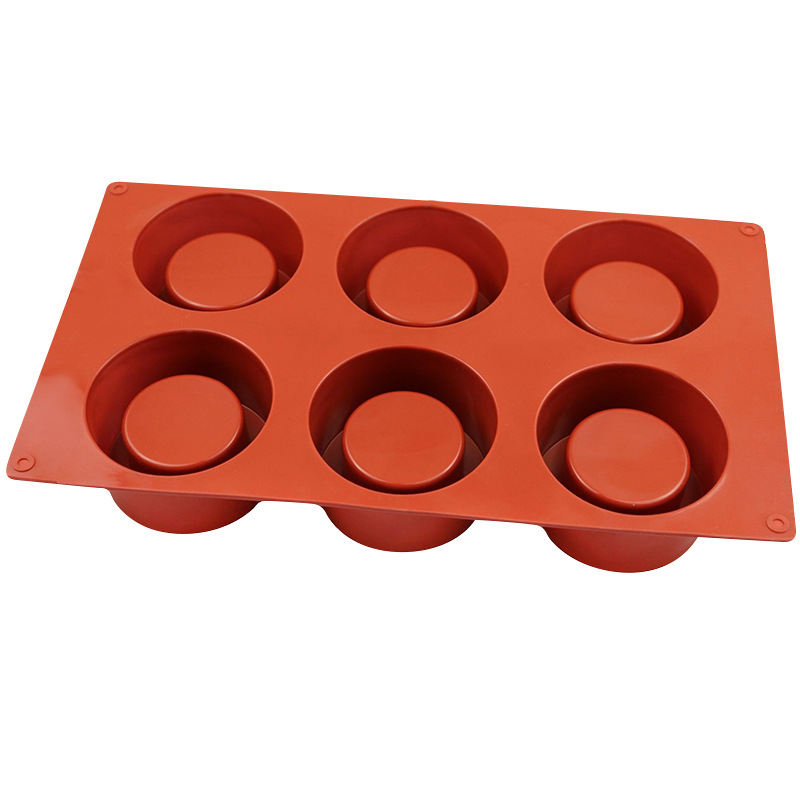 6 Holes Silicone Succulent Plants Pot Handmade Soap Molds DIY Silicone Cake Mold Handmade Art Making Tools
