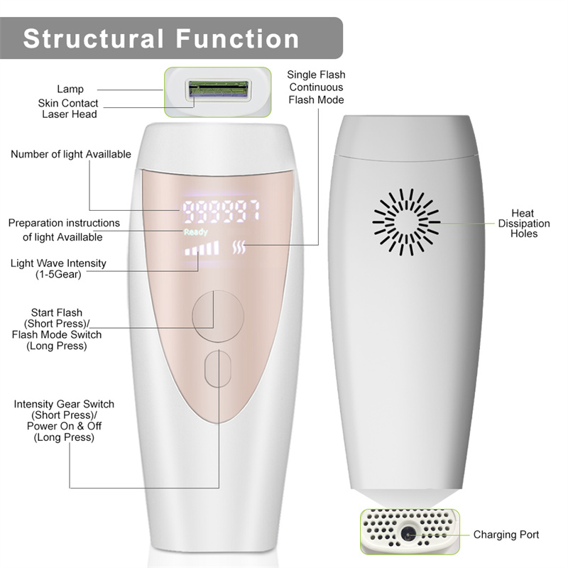 Laser Epilator Shaving And Hair Removal Painless Laser Depilator Face Body Photoepilator