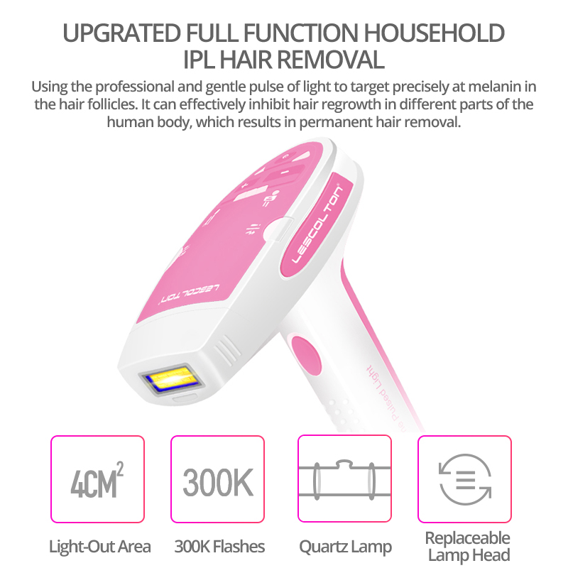 IPL Hair Removal Machine Laser Epilator Quartz Lamp Hair Removal Permanent