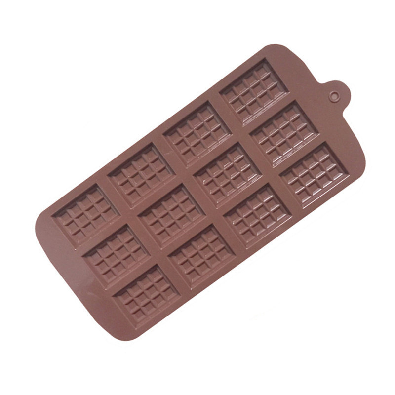 15 Holes Creative Waffle Silicone Chocolate Chip Mould Fondant resin mold cake decoration accessories home Kitchen baking tools