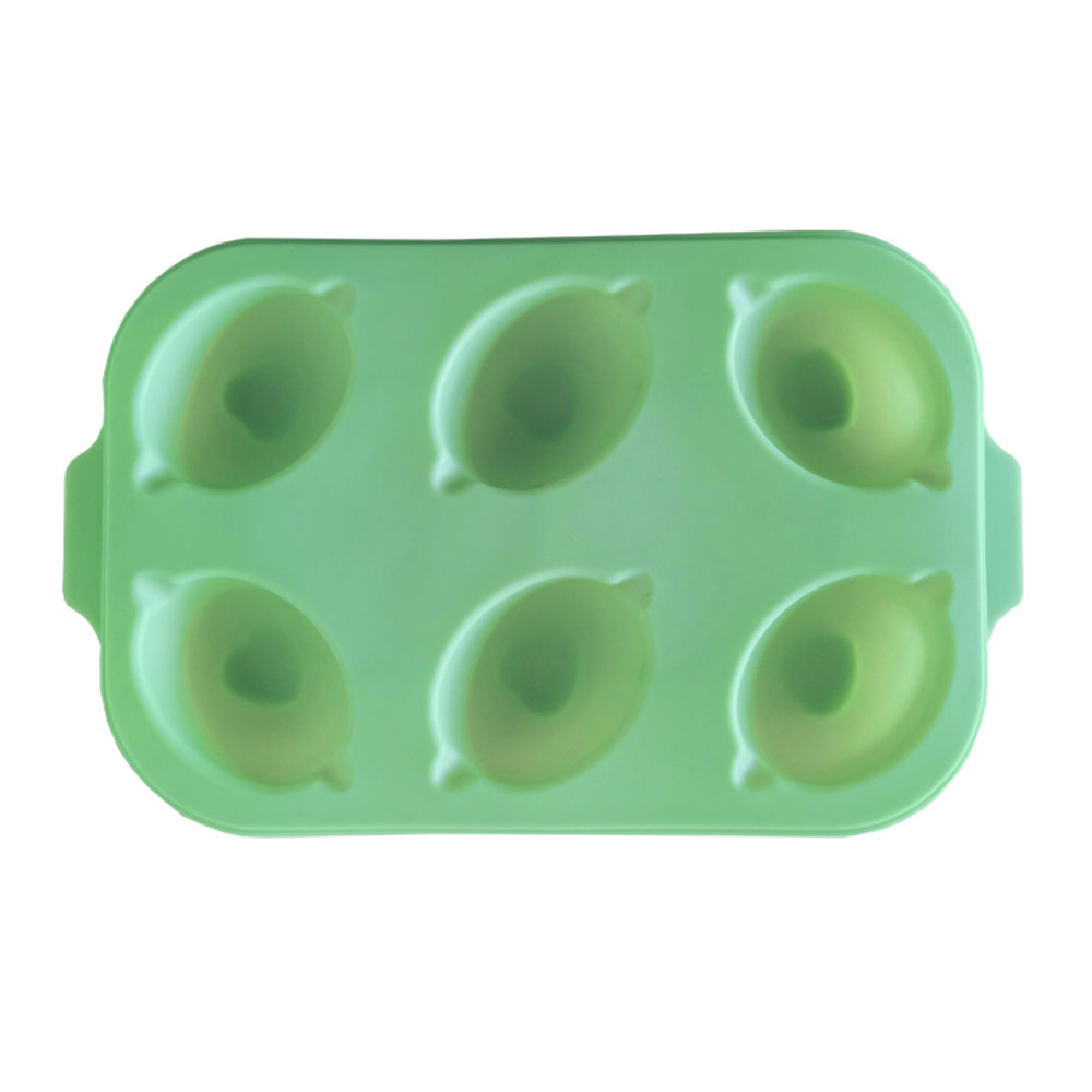 New 6 Cavity Lemon Shape Silicone Cake Mold Cookies DIY Handmade Kitchen Reuse Baking Tools Decorating Mousse Making Mould