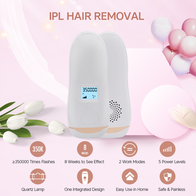 IPL Laser Hair Removal 350000 Flashes LCD Display Epilator Permanent Bikini Trimmer
