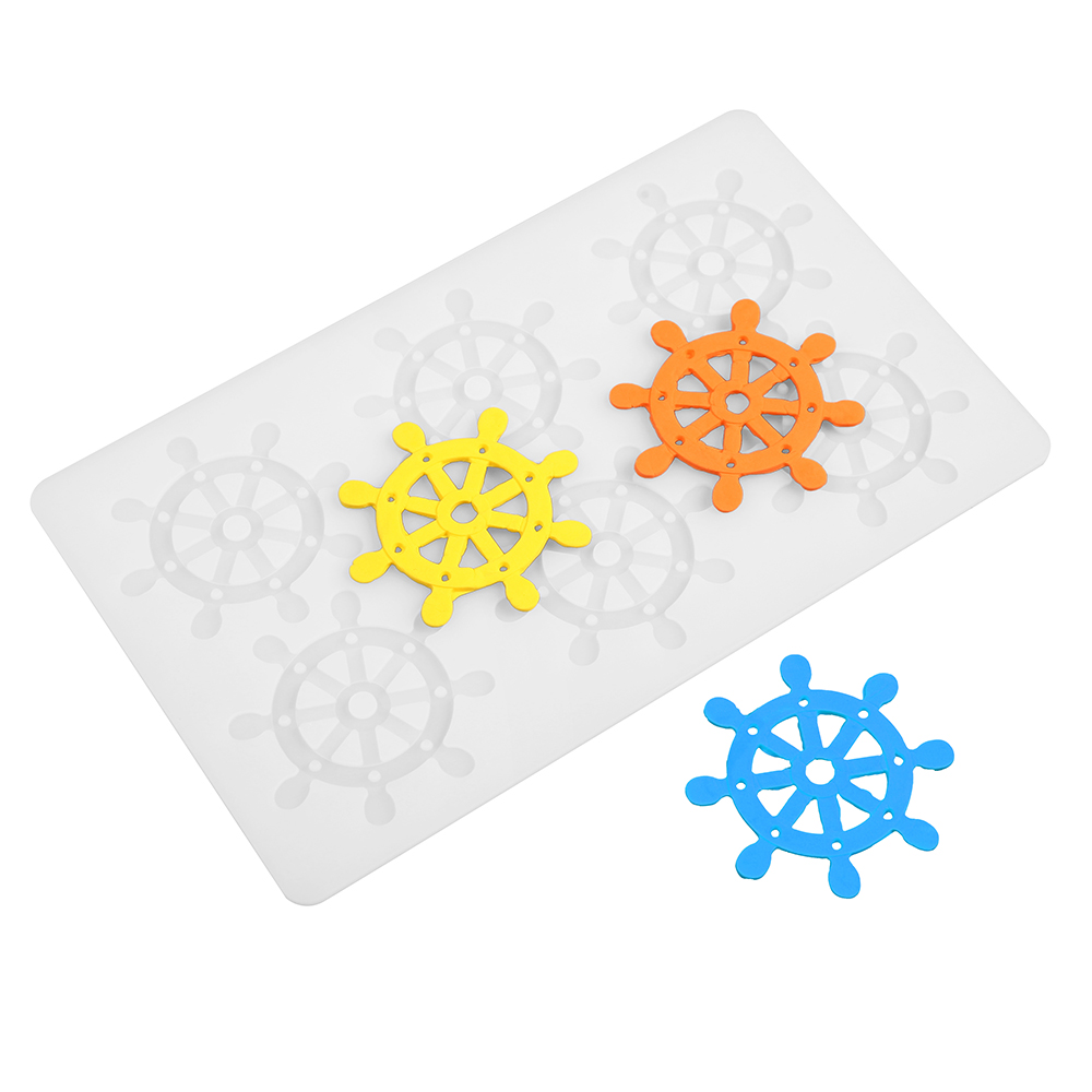 Diy Silicone Chocolate Decorative Mold 6 Rudder Fondant Candy Mould Cake Decorating Making Home Kitchen Handmade Baking Tools