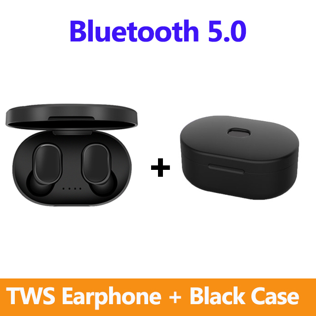 Mini TWS Bluetooth 5.0 Earphone For Xiaomi Redmi Airdots Wireless Earbuds Headset Noise Cancelling Mic for iPhone Huawei Samsung