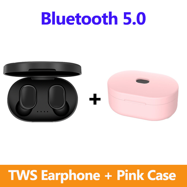 Mini TWS Bluetooth 5.0 Earphone For Xiaomi Redmi Airdots Wireless Earbuds Headset Noise Cancelling Mic for iPhone Huawei Samsung