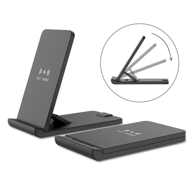 Foldable 30W Qi Wireless Charger Stand For iPhone 13 12 11 Pro X Max 8 Samsung S21 S20 Fast Charging Dock Station Phone Holder