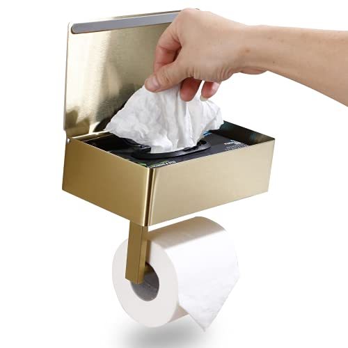 Bathroom Black Toilet Paper Holder Bathroom Black Toilet Paper Holder with Storage Box Wall Mounted