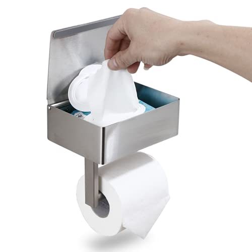 Bathroom Black Toilet Paper Holder Bathroom Black Toilet Paper Holder with Storage Box Wall Mounted