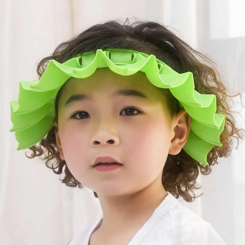 Baby Shower Caps Adjust Earmuffs Shampoo Hat Bath Shower Bathroom  Products