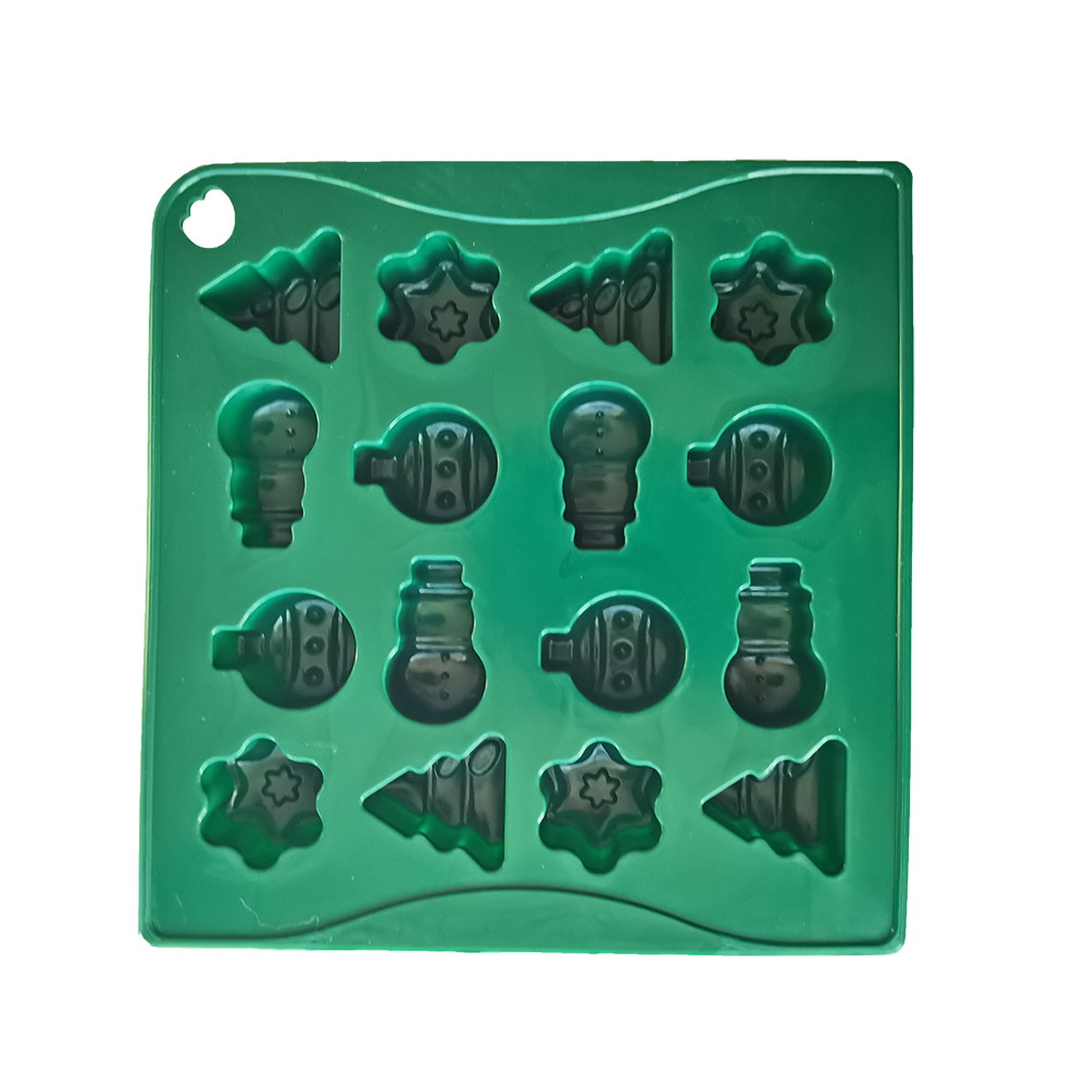 New Christmas Silicone Chocolate Cake Biscuit Mold Mousse Mould 3D DIY Snowman Handmade Tree Kitchen Baking Tools Accessories