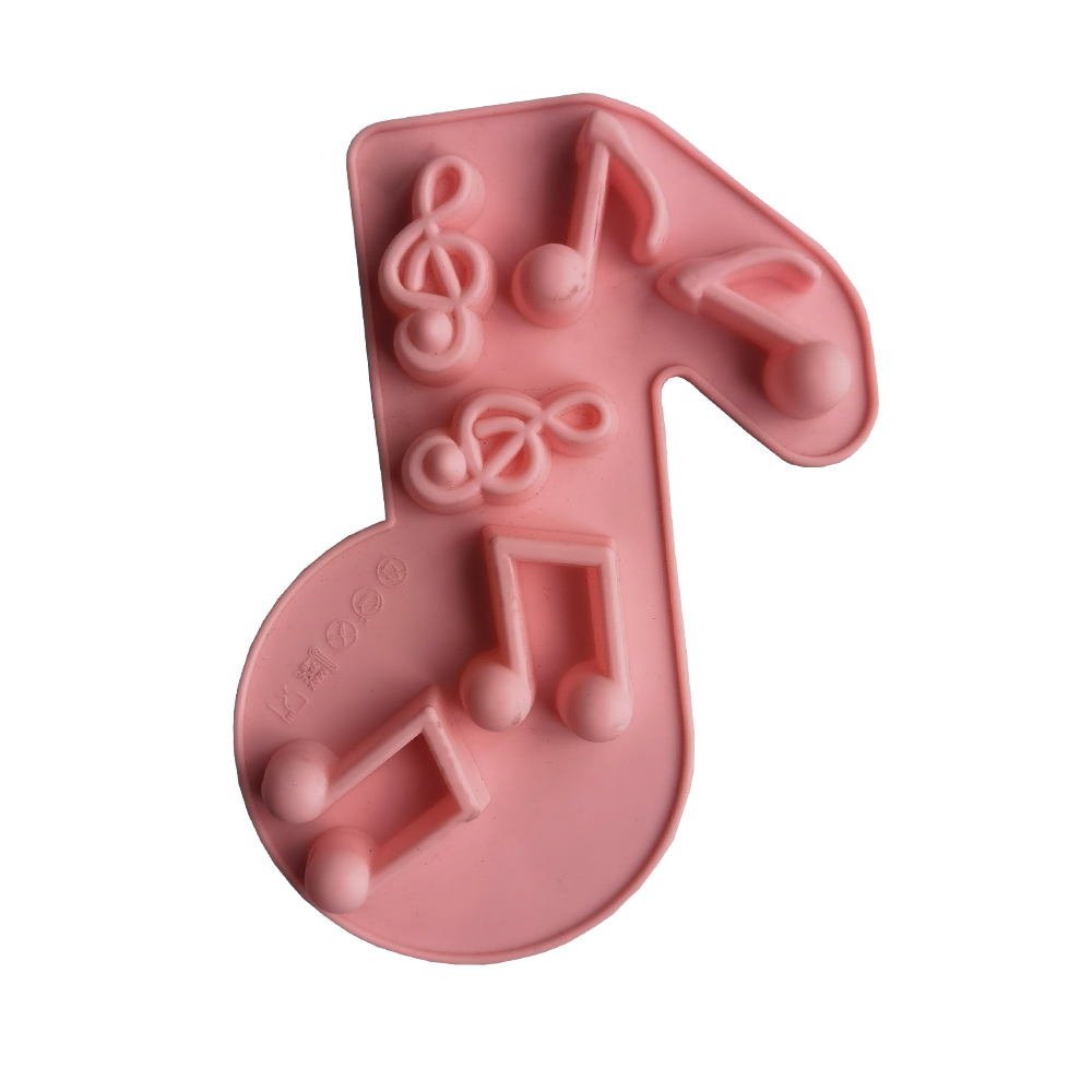 New Music Note Silicone Mold Kitchen Resin Baking Tool DIY Cake Chocolate Ice Cube Fudge Lace Decoration Epoxy Moulds