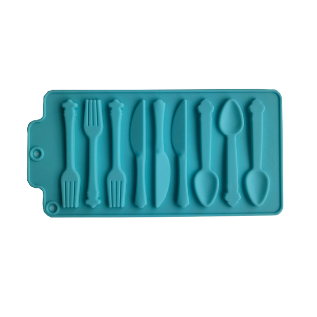 3d Spoon Shaped Silicone Mold Diy Fondant Candy Mold Hand-made Aroma Wax Soap Molds Cake Baking Mold Jewelry Making Tools