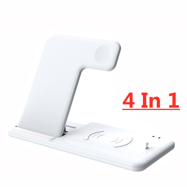 30W 4 in 1 Wireless Charger Induction Charging Stand Pad for iPhone 13 12 11 8 X Airpods pro Apple iWatch 6 7 Qi Charge Station