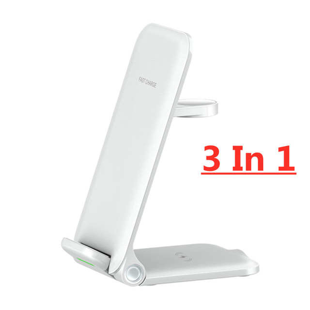 30W 4 in 1 Wireless Charger Induction Charging Stand Pad for iPhone 13 12 11 8 X Airpods pro Apple iWatch 6 7 Qi Charge Station